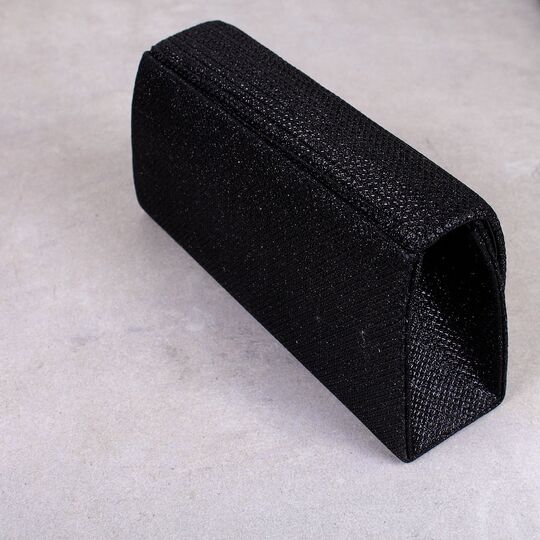 Женская сумка-клатч, черная П0158