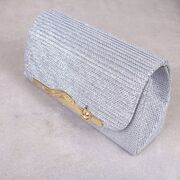Женская сумка-клатч, серая П0159