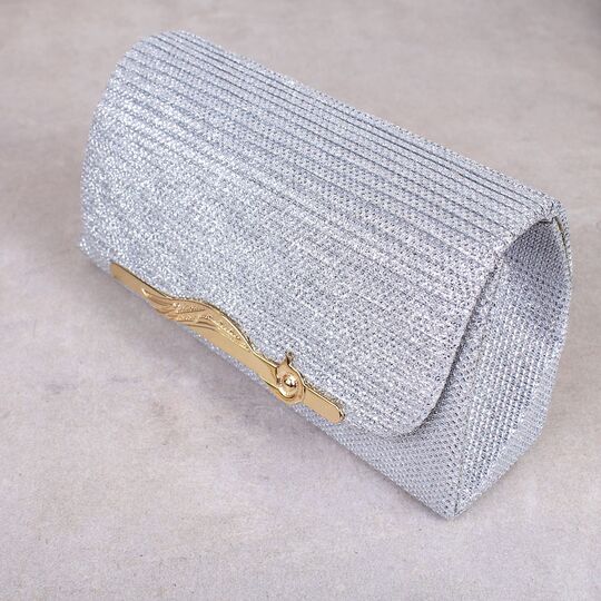 Жіноча сумка-клатч, сіра П0159 Жіноча сумка-клатч, сіра П0159