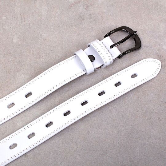 Ремінь жіночий CCOOLERFIRE, білий П2521