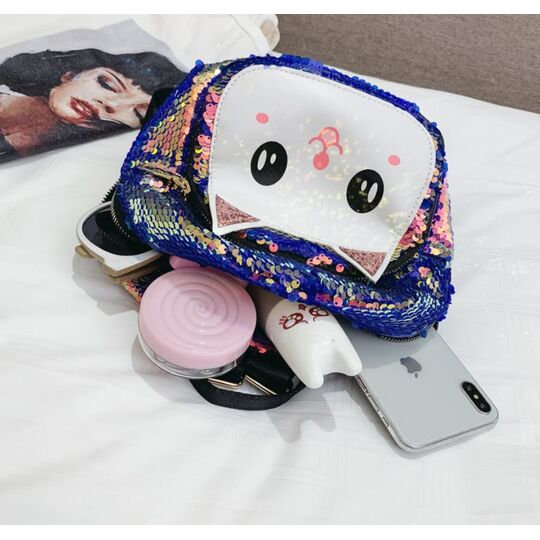 Детские рюкзаки - Детский рюкзак "Cartoon Cat", черный П2526