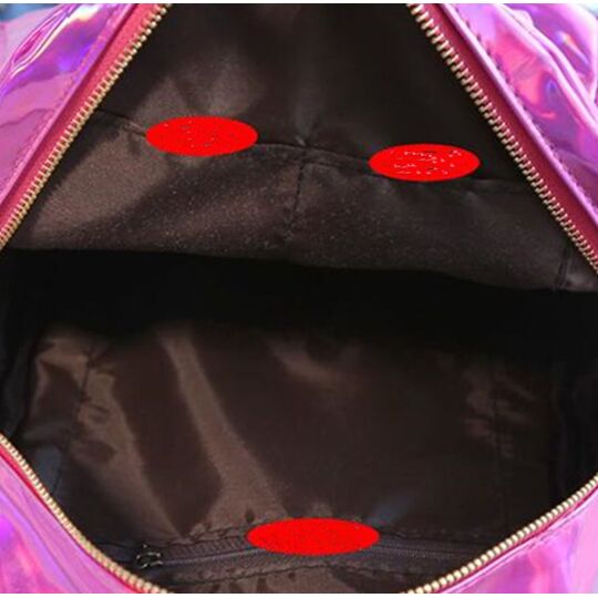 Женский рюкзак, серебро П2527