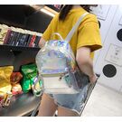 Женский рюкзак, серебро П2527