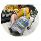 Женский рюкзак, серебро П2527