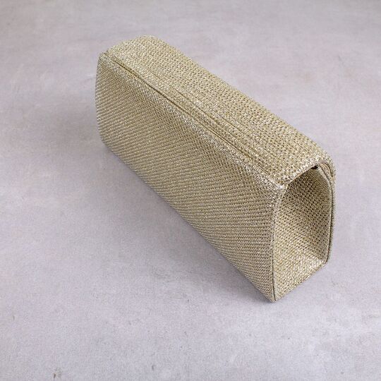 Жіноча сумка-клатч, золота П0160