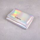 Женский кошелек, серебристый П2530