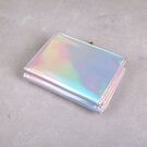 Женский кошелек, серебристый П2530