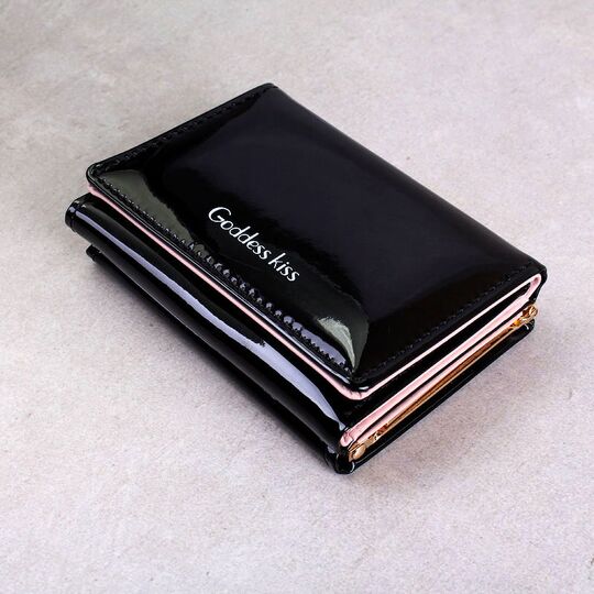 Женский кошелек, черный П2534