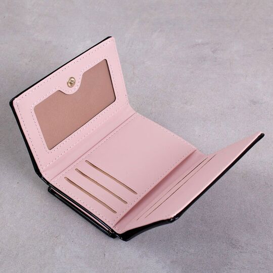 Женский кошелек, черный П2534