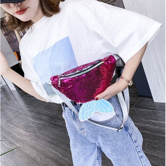 Дитяча бананка, сумка на пояс, рожева П2542 Дитяча бананка, сумка на пояс, рожева П2542