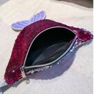 Детская бананка, сумка на пояс, розовая П2544