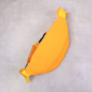 Женская бананка, сумка на пояс, желтая П2546