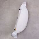 Женская бананка, сумка на пояс, белая П2547