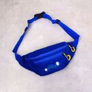 Женская бананка, сумка на пояс, синяя П2548