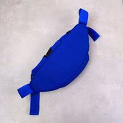 Женская бананка, сумка на пояс, синяя П2548