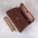 Жіноча сумка-клатч, коричнева П0162