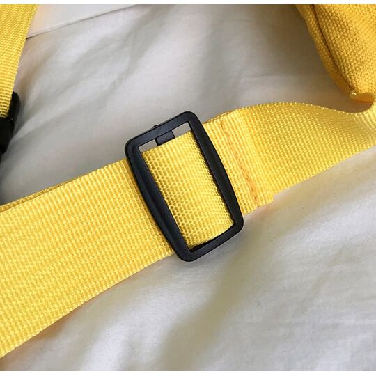 Жіноча бананка, сумка на пояс, чорна П2549