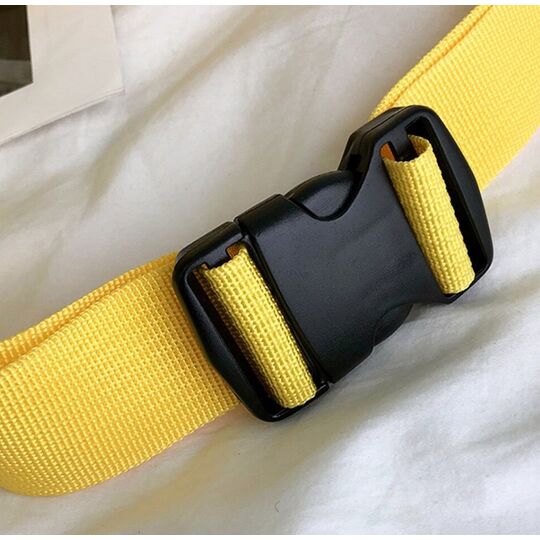 Жіноча бананка, сумка на пояс, чорна П2549