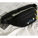 Жіноча бананка, сумка на пояс, чорна П2549