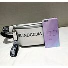 Женская бананка, сумка на пояс, фиолетовая П2551