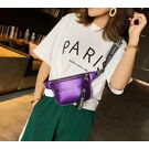 Женская бананка, сумка на пояс, фиолетовая П2551