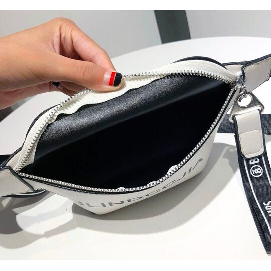 Женская бананка, сумка на пояс, зеленая П2552