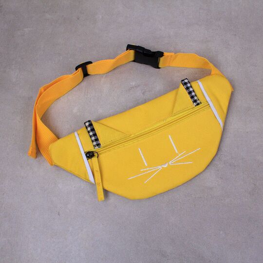 Детская сумка банан, желтая П2554