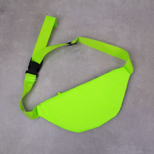 Дитяча сумка банан, зелена П2559