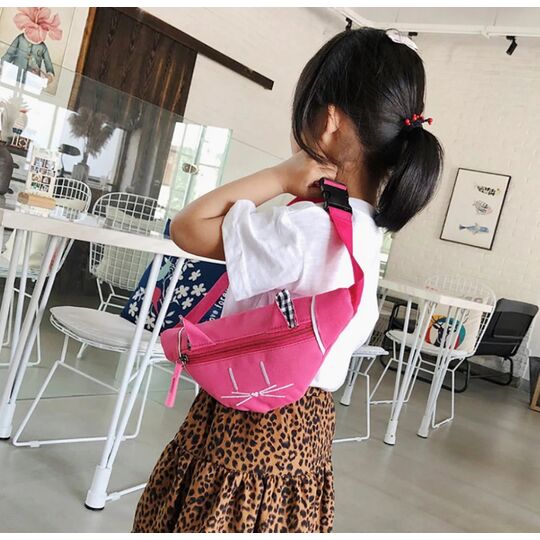 Детская сумка банан, черная П2561