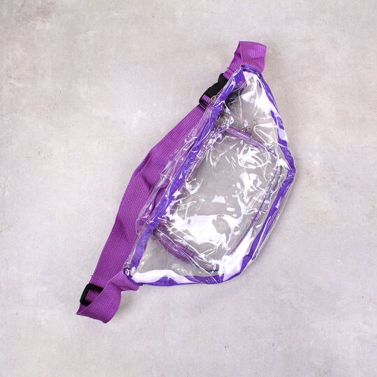 Сумка на пояс, бананка, фиолетовая П2562