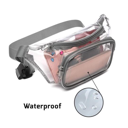 Сумка на пояс, бананка, чорна П2564