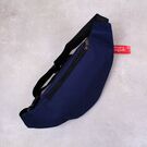 Сумка на пояс, бананка, синяя П2566 Сумка на пояс, бананка, синяя П2566