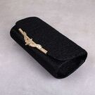 Жіноча сумка-клатч, чорна П0164 Жіноча сумка-клатч, чорна П0164