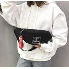 Сумка на пояс, бананка, черная П2569