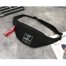 Сумка на пояс, бананка, черная П2569