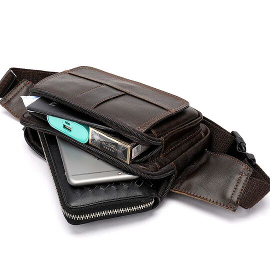 Чоловіча сумка поясна