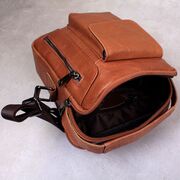 Мужская сумка на плечо "WESTAL", коричневая П2574