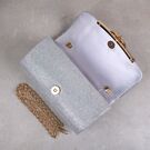 Женская сумка-клатч, серая П0165