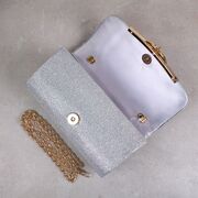 Женская сумка-клатч, серая П0165