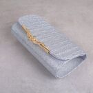 Женская сумка-клатч, серая П0165