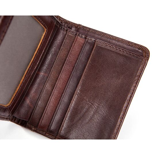 Мужской кошелек "WESTAL", коричневый П2578