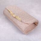 Женская сумка-клатч, золотистая П0166 Женская сумка-клатч, золотистая П0166