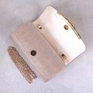 Женская сумка-клатч, золотистая П0166 Женская сумка-клатч, золотистая П0166