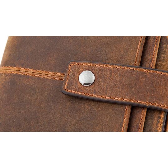 Мужской кошелек "WESTAL", коричневый П2586