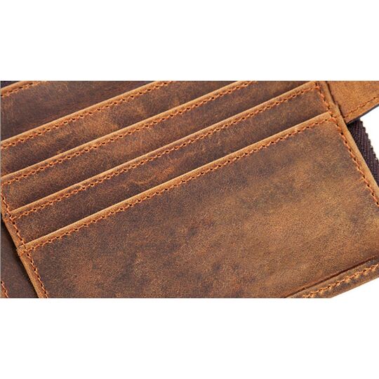 Мужской кошелек "WESTAL", коричневый П2586