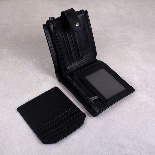 Чоловічий гаманець 'WESTAL', чорний П2587