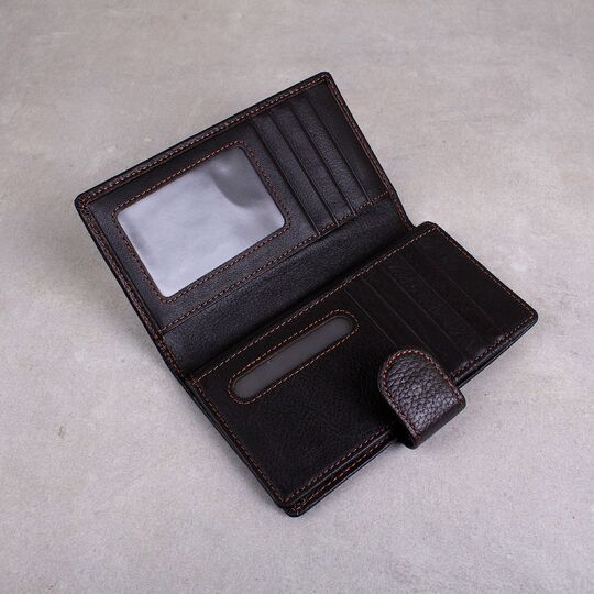 Мужской кошелек "WESTAL", коричневый П2589