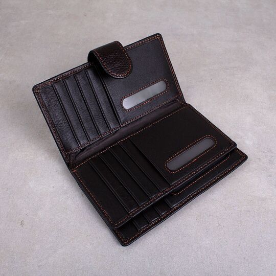 Мужской кошелек "WESTAL", коричневый П2589