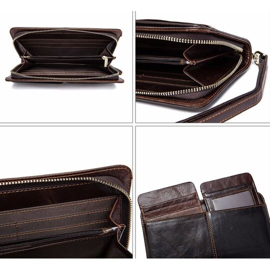 Мужской кошелек "WESTAL", черный П2590