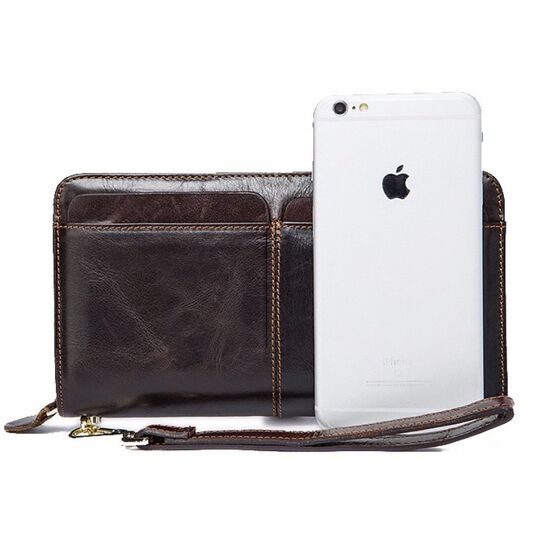 Мужской кошелек "WESTAL", коричневый П2591